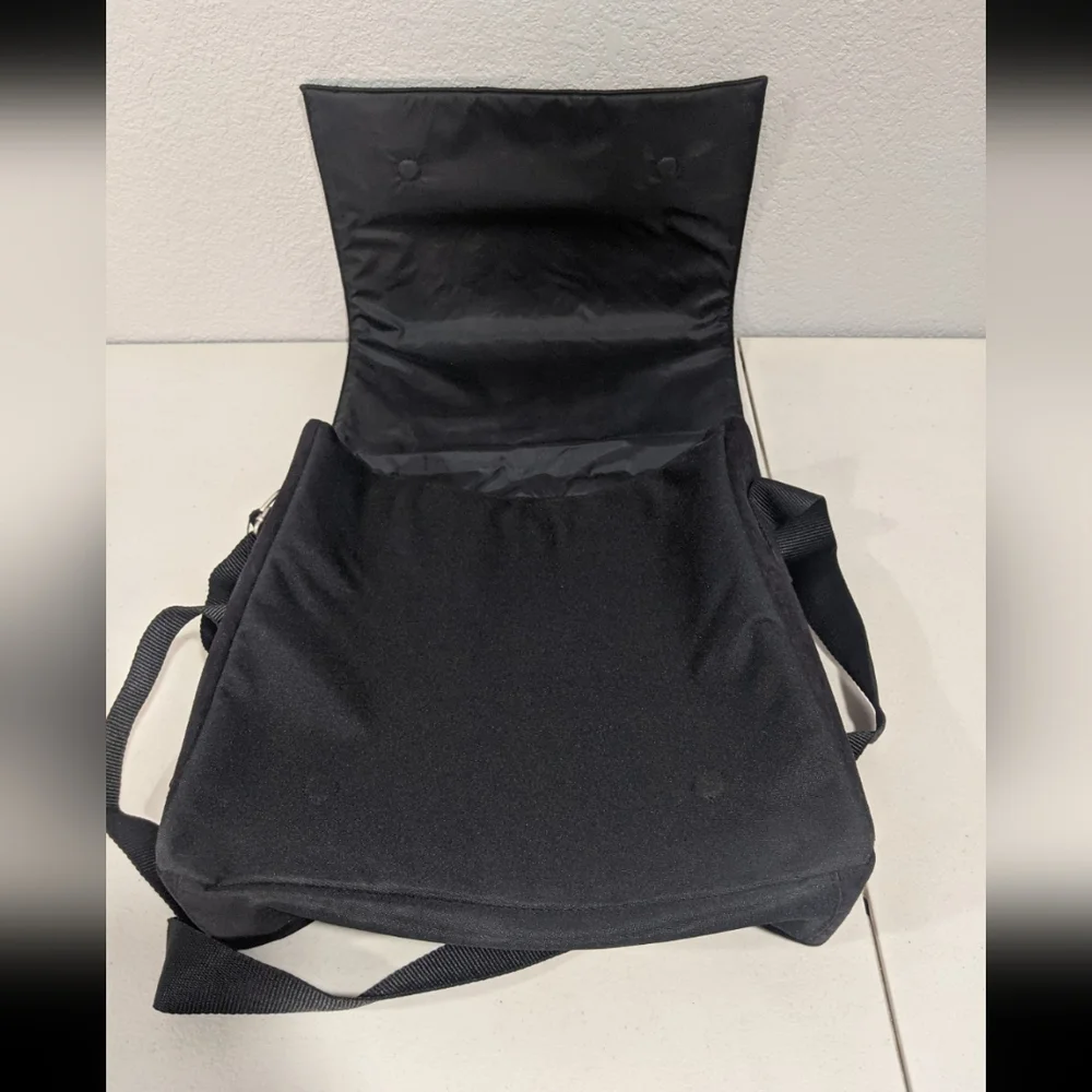 Vintage Rare Black Laptop Messenger Shoulder Bag Crossbody Book Bag Gift Fashion